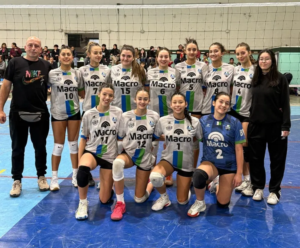 El equipo “A” femenino del BVC fue subcampeón en el Clasificatorio de vóley Sub16