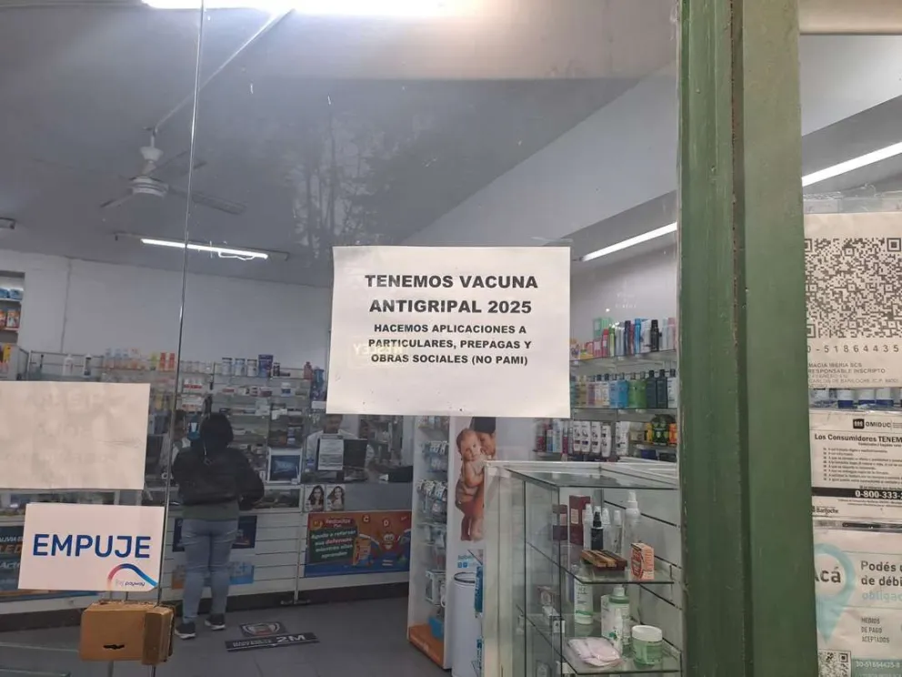 Alta demanda de vacunas antigripales para PAMI en farmacias de Bariloche