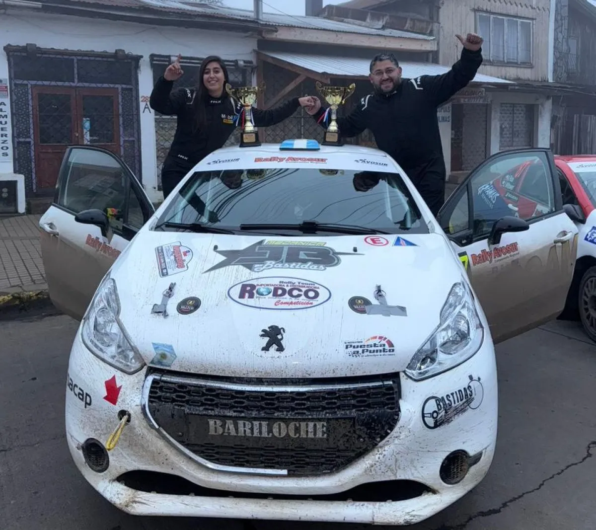 Los barilochenses Jonathan y Rocío Bastidas ganaron en el Rally Avosur ...