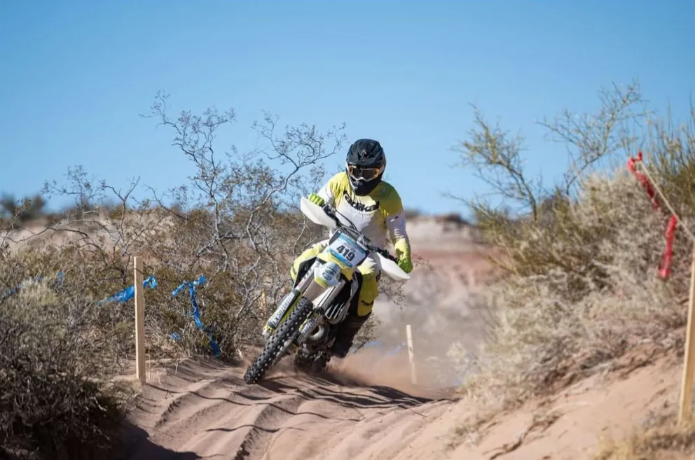 El barilochense Mariano Koszutski en acción / Imagen gentileza.